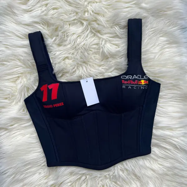 Taking Race Day Vibes To The Next Level With This Custom Red Bull Corset - Spiretime.com 