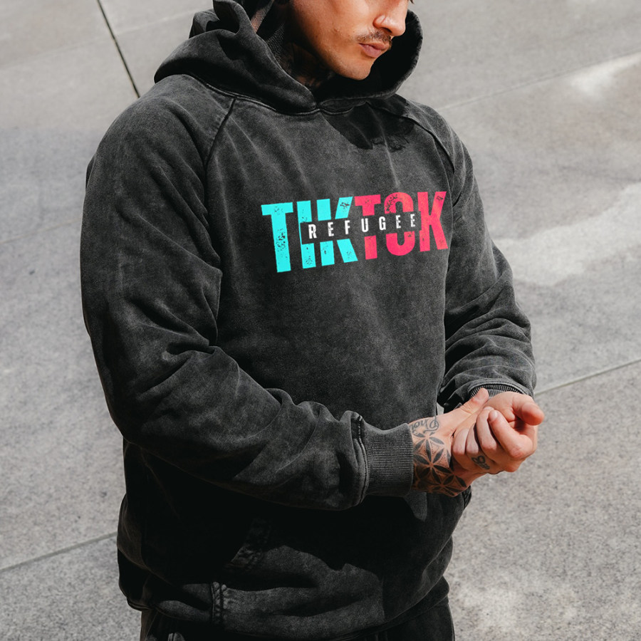 

Unisex Refugee Retro Casual Hoodie