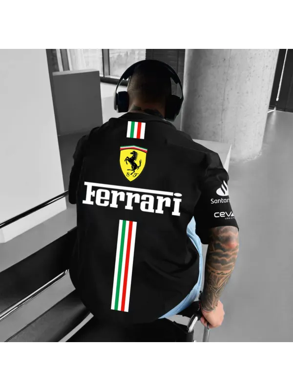 Men's Racing Commemorative Short Sleeve T-Shirt - Ootdmw.com 
