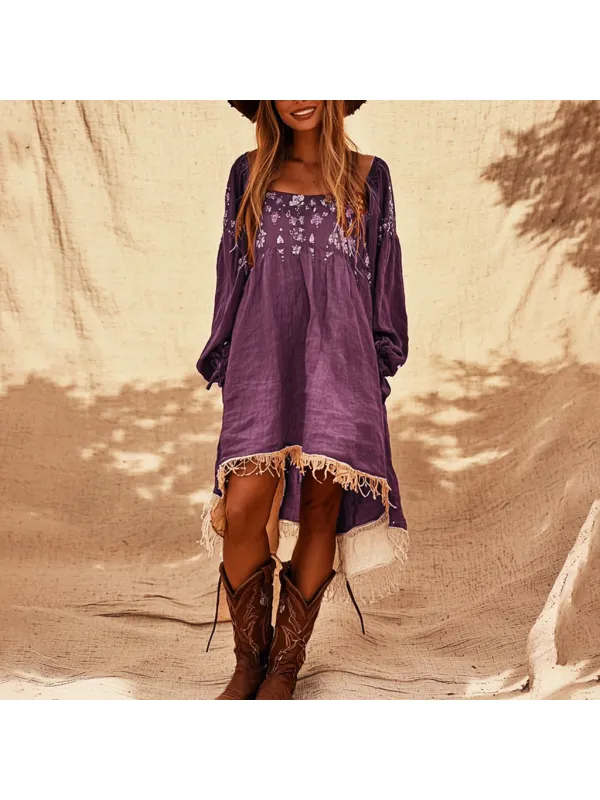 Women's Bohemian Dress - Anrider.com 