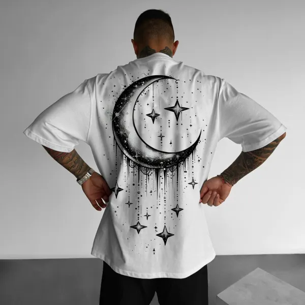 Fashionable Moon And Stars Design T-shirt - Anurvogel.com 