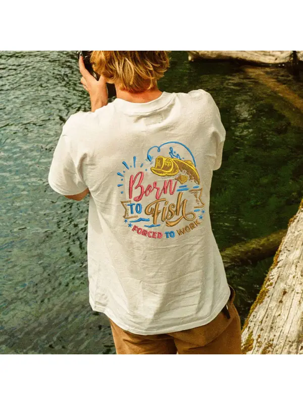 Unisex Embroidered Graphic Comfort T-shirt - Ootdmw.com 