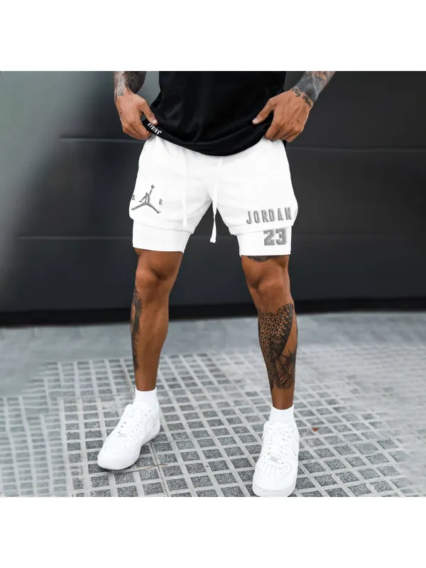 Men's Basketball Print Training Shorts - Shopyiyistories.com 