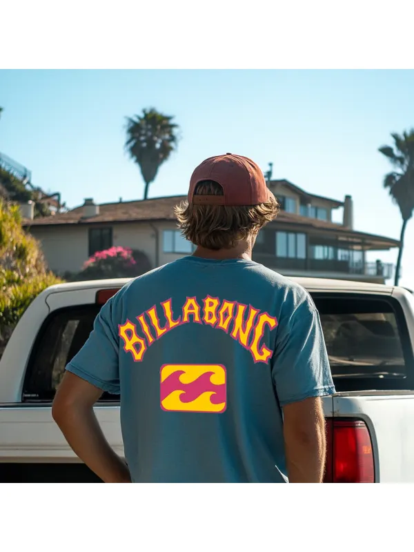 Unisex Beach Vacation Surf Casual Oversized Vintage T-Shirt - Localziv.com 