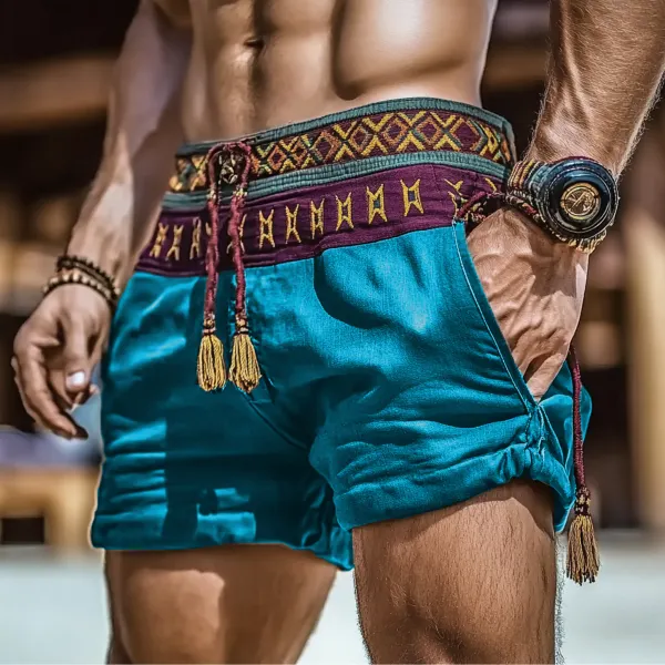 Men's Bohemian Style Shorts - Albionstyle.com 