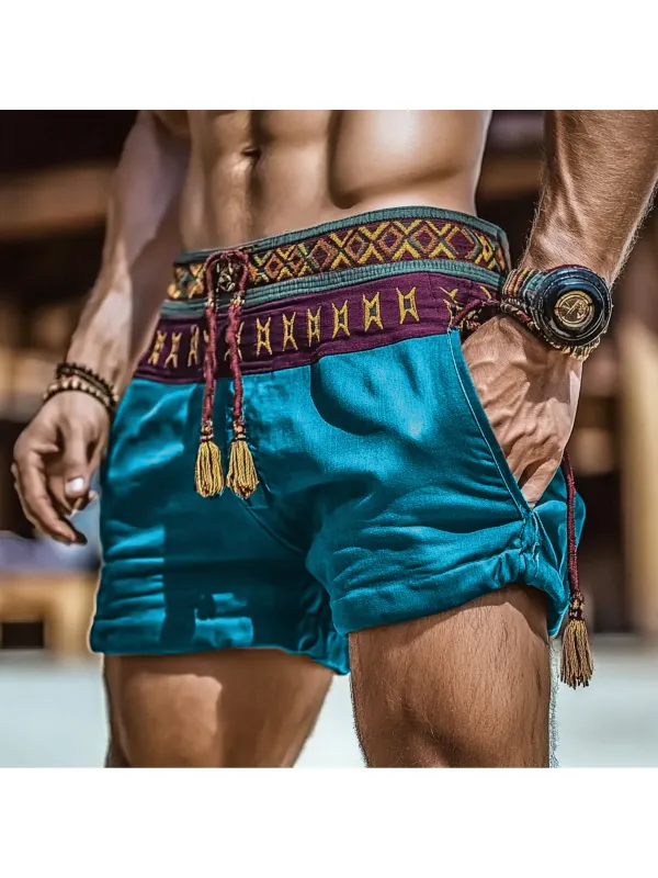 Men's Bohemian Style Shorts - Aptkoi.com 