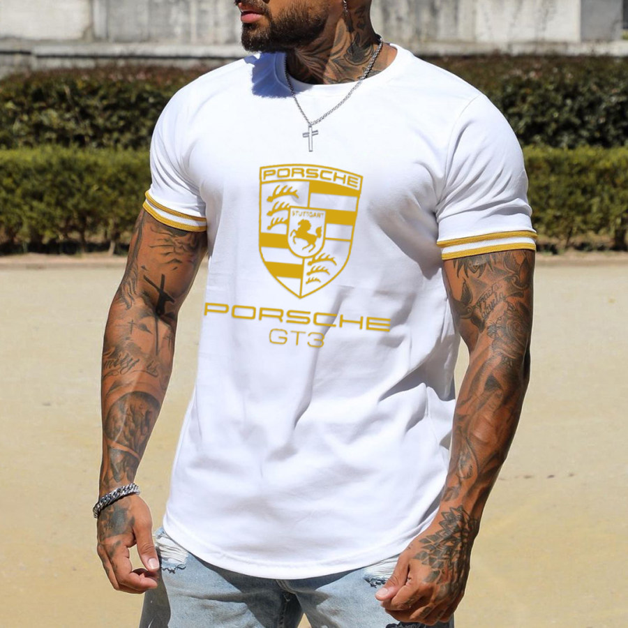 

Men's Car Enthusiast Premium And Stylish Design Badge T-shirt