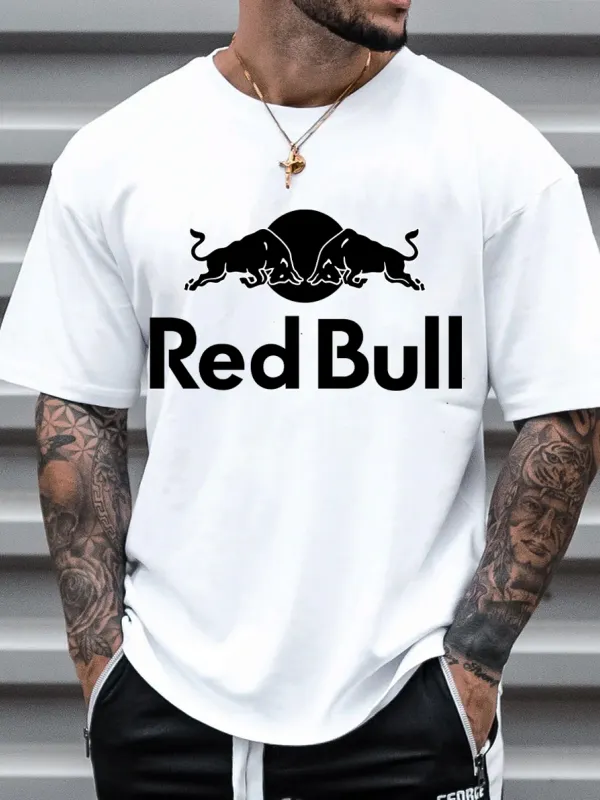 Unisex Loose Fit Premium Racing Badge Print T-Shirt - Wantbright.com 