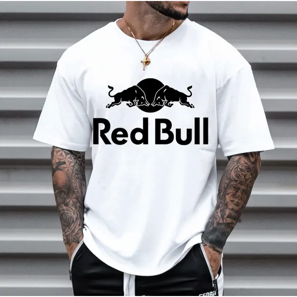Unisex Loose Fit Premium Racing Badge Print T-Shirt - Zivinfo.com 