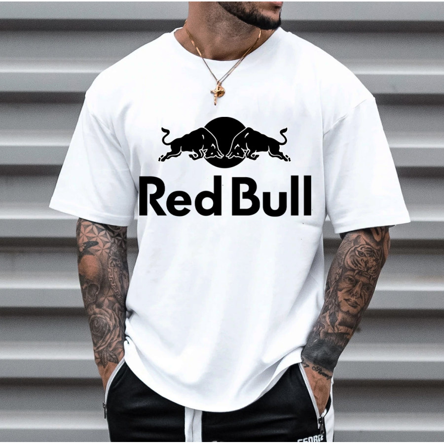 

Unisex Loose Fit Premium Racing Badge Print T-Shirt