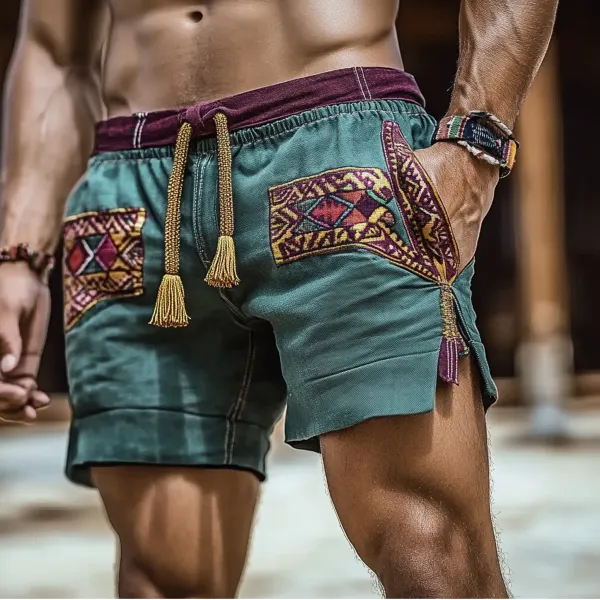 Men's Bohemian Shorts - Albionstyle.com 