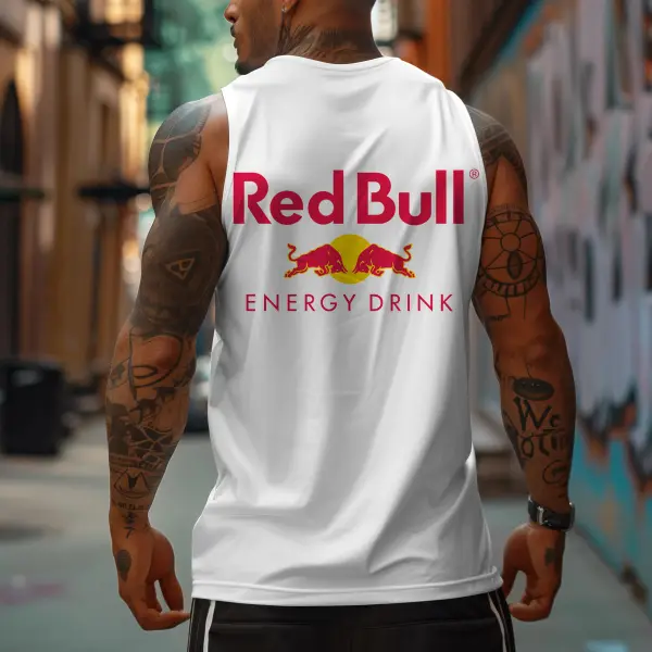 Unisex Loose Fit Racing Brand Printed Tank Top - Ootdyouth.com 