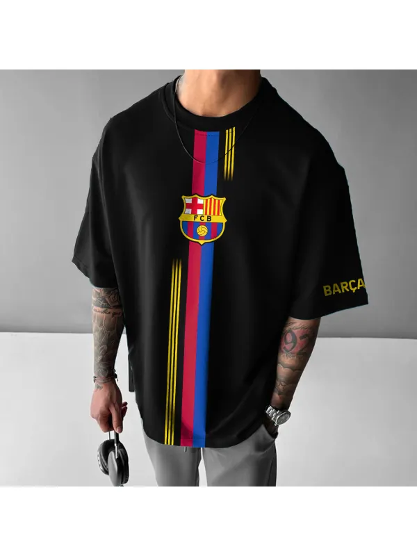 Men's Football Club Team Print T-Shirt - Aptkoi.com 