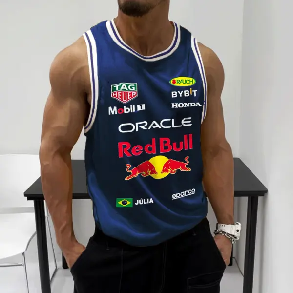 Men's Racing Team Casual Tank - Yesunshine.com 