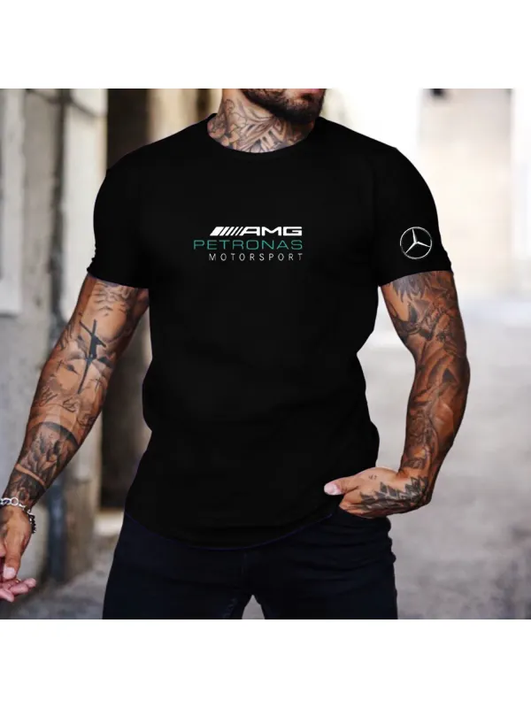 Racing Print Tight T-shirt - Shopyiyistories.com 