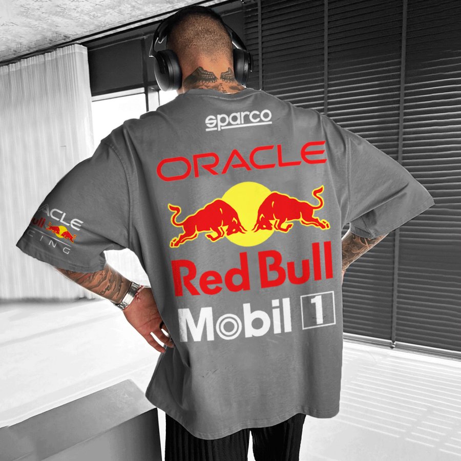 

Unisex Racing Team Club Print Casual T-Shirt