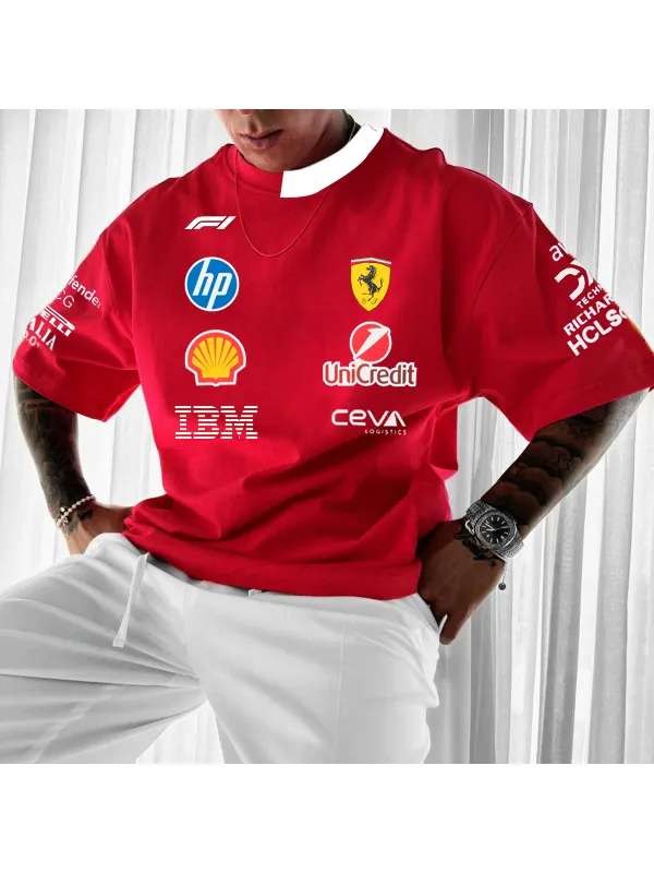 Men's Street Casual Loose Printed T-shirt - Aptkoi.com 