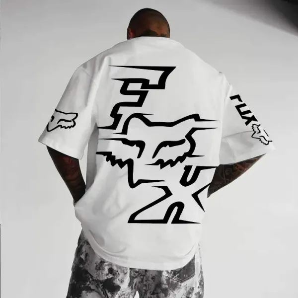 Unisex Street Casual Racing Print T-Shirt - Spiretime.com 