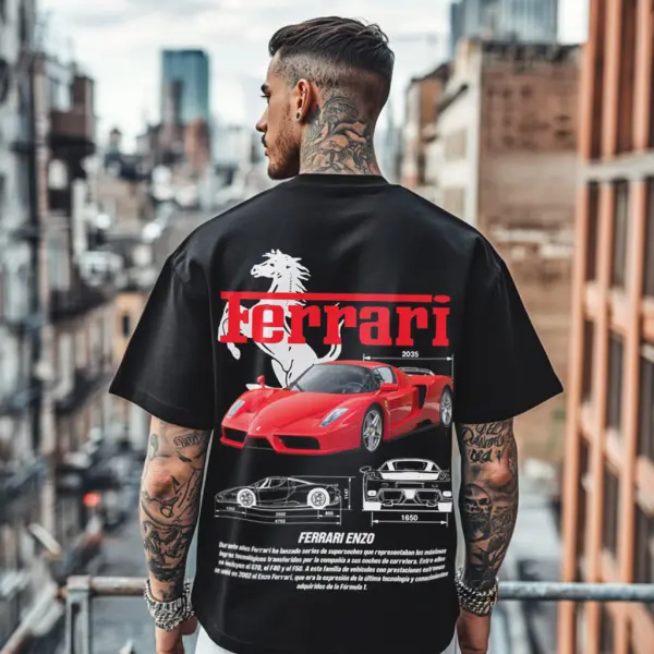 Racing Style Summer T-shirt - Ootdyouth.com 