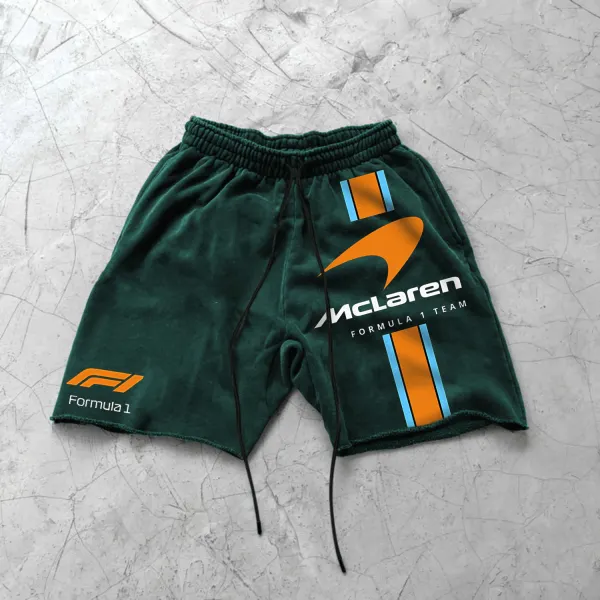 McLaren Men's Casual Running Racing Shorts - Wayrates.com 