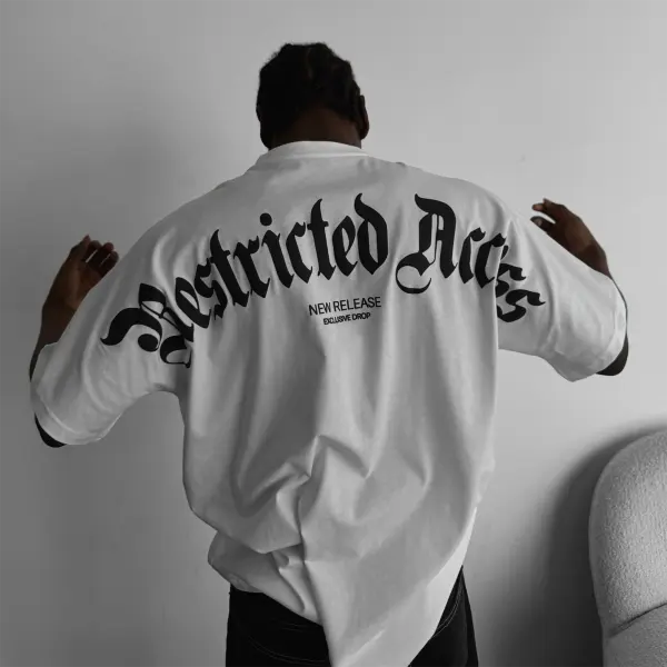 Oversize Restricted Access T-Shirt - Zivinfo.com 