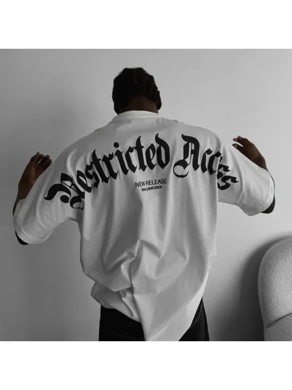 Oversize Restricted Access T-Shirt - Anrider.com 