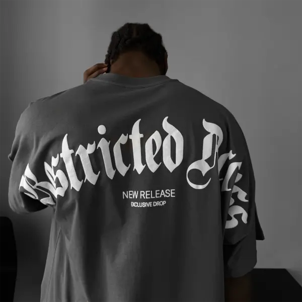 Oversize Restricted Access T-Shirt - Spiretime.com 