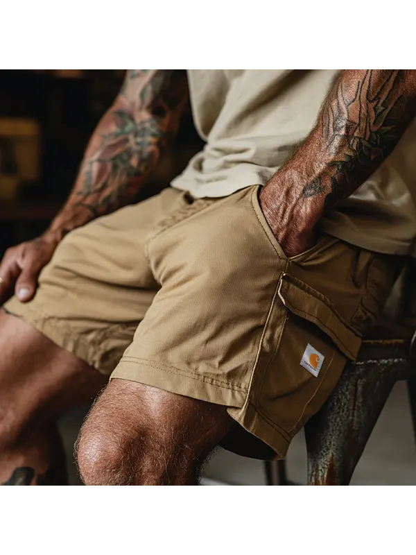 Men's Vintage Corduroy Shorts - Ootdmw.com 