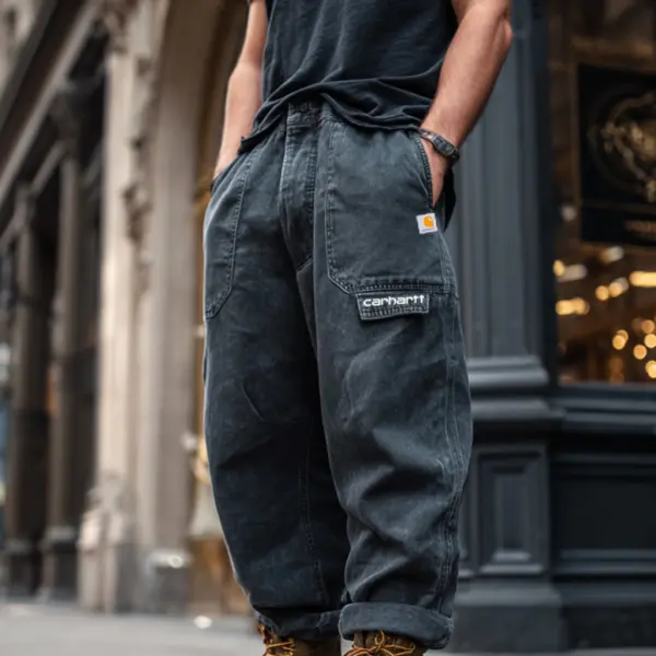 Denim Work Pants - Ootdyouth.com 