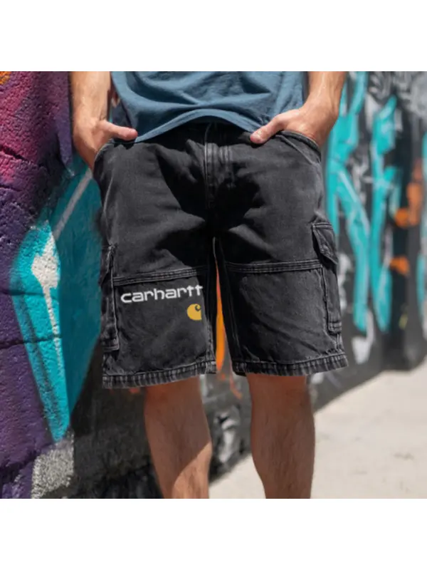Black Cargo Shorts - Anrider.com 