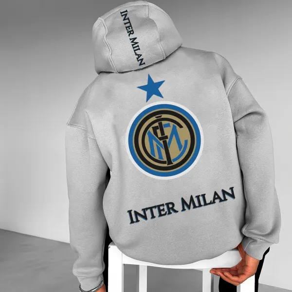 Unisex Oversized UEFA Champions League Football Team Casual Print Hoodie - Zivinfo.com 