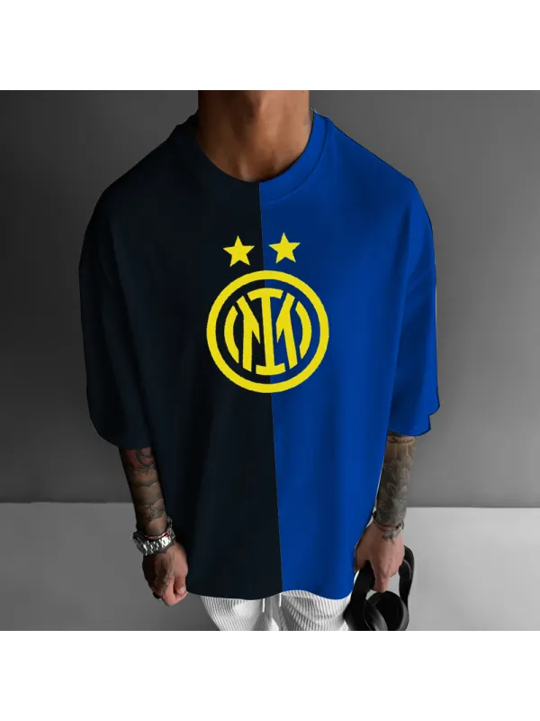 Unisex Oversized UEFA Champions League Team Casual Printed T-Shirt - Frontiercool.com 