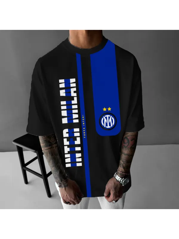Unisex Oversized UEFA Champions League Team Casual Printed T-Shirt - Anrider.com 