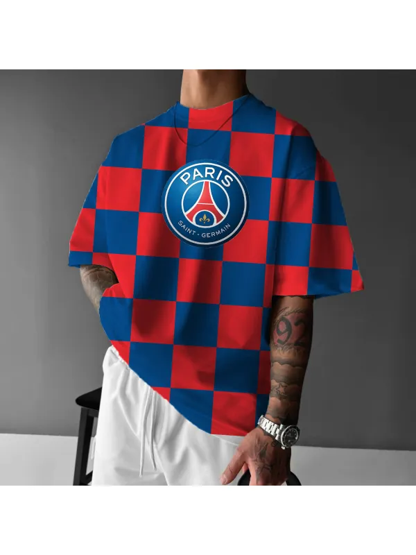 Unisex Oversized Champions League Team Casual Printed T-Shirt - Ootdmw.com 