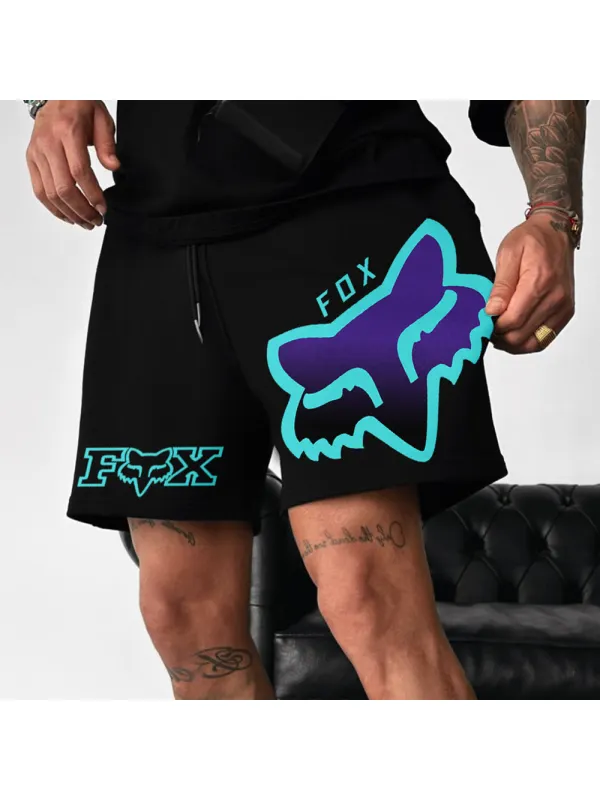 Unisex Street Casual Racing Print Shorts - Ootdmw.com 