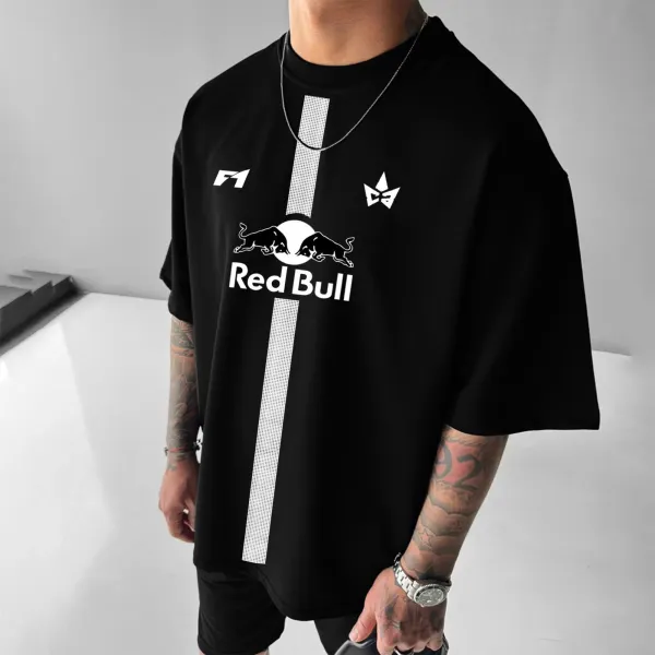 Unisex Casual Racing Print T-shirt - Spiretime.com 