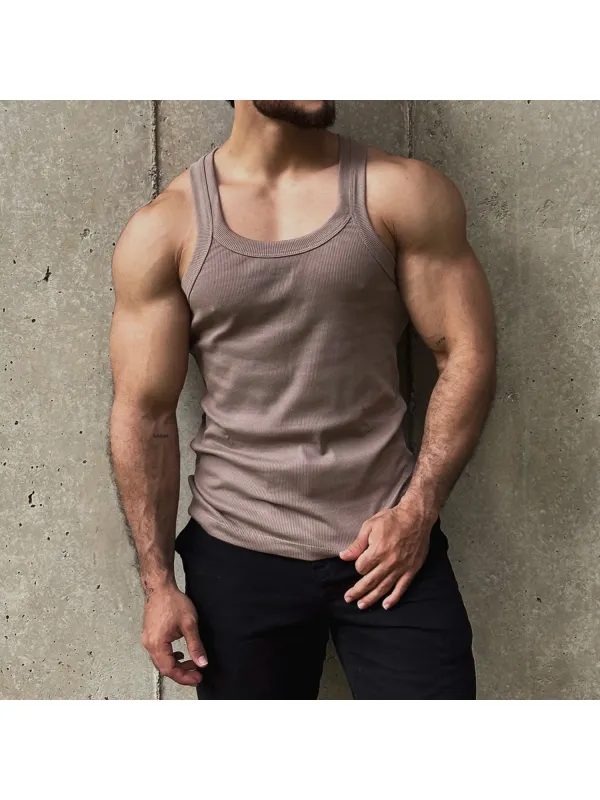 Threaded Basic Bodycon Tank Top - Anrider.com 
