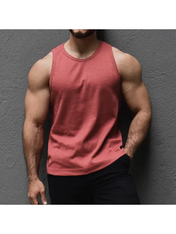 Men's Threaded Basic Vest - Anrider.com 