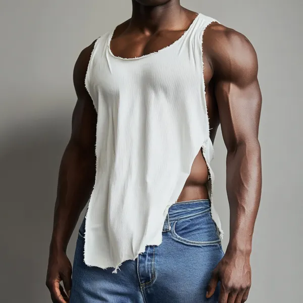 Men's Casual Super Stretch Comfortable Breathable Vest Casual Fitness Slim Fit Everyday Sleeveless Tops Club Tops - Villagenice.com 