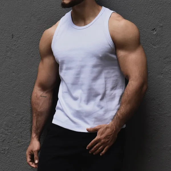 Men's Fashion Basic Vest - Spiretime.com 