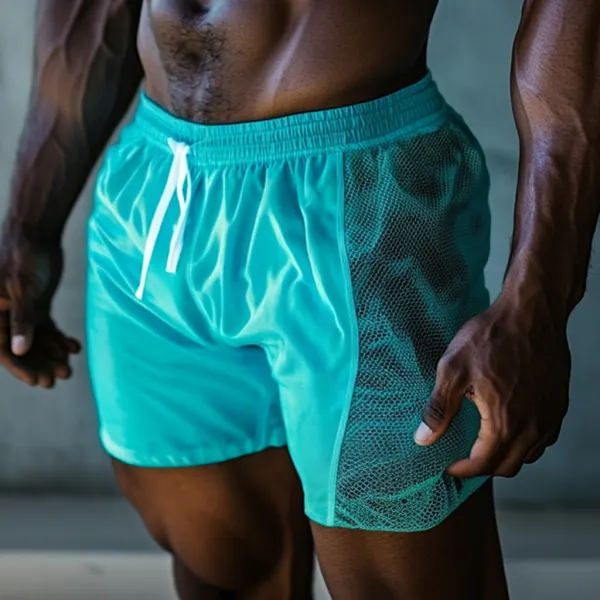 Mens Sexy Mesh Shorts Fitness Club Shorts Party Shorts - Spiretime.com 