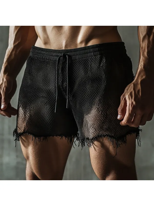 Men's Mesh Shorts Fitness Club Shorts Holiday Party Sexy Shorts - Anrider.com 