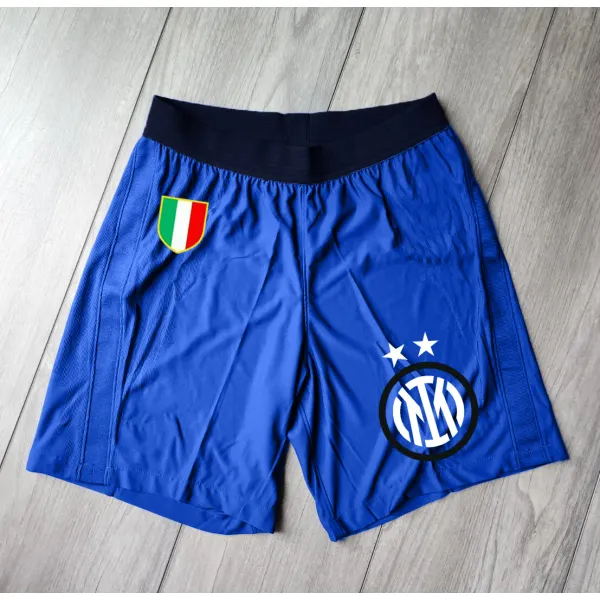 Unisex Champions League Football Team Logo Print Stretch Waist Shorts Sweatpants - Ootdyouth.com 