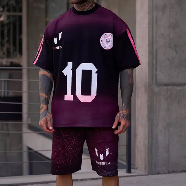 Unisex Football Club Short Sleeve Shorts Set - Ootdyouth.com 