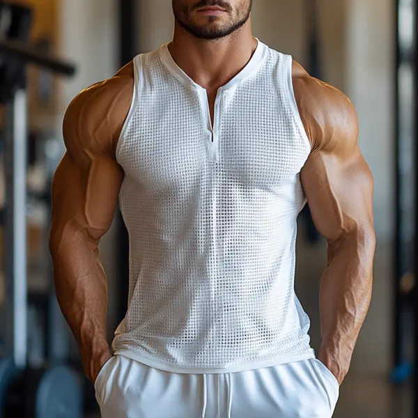 Sports Tight Casual Vest - Jumbochic.com 