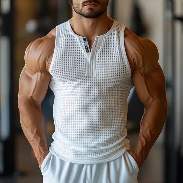 Casual Fitness Vest - Jumbochic.com 