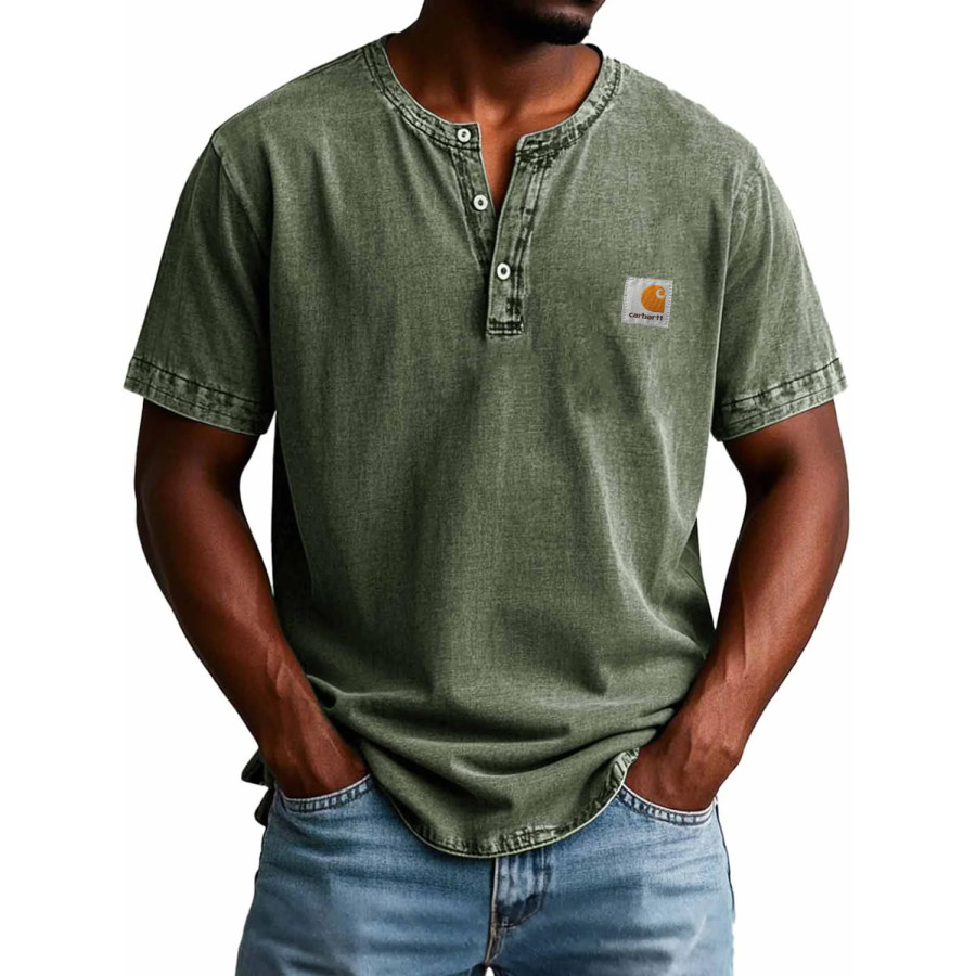 

Men's Outdoor Casual Vintage T-shirt