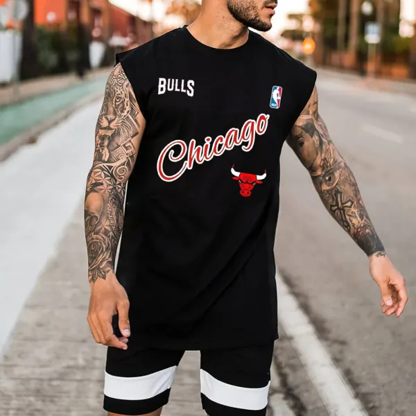 Men's Print Casual Sports Vest - Ootdyouth.com 