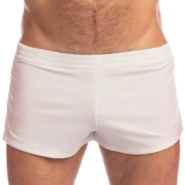Men's Sexy Classic White Boxer Briefs - Comfortable And Stylish Underwear For Everyday Wear - Ootdyouth.com 