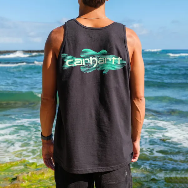 Vacation Retro Casual Vest - Spiretime.com 